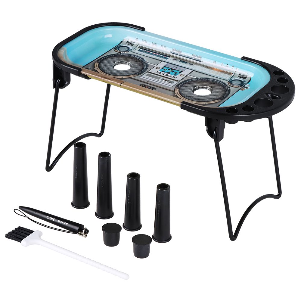 Pulsar Elevated Cone Rolling Tray Console - 9.25"x4.25" / Assorted Designs