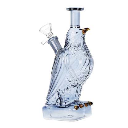 SeshGear Raven Glass Water Pipe - 7.5" / 14mm F / Smoke