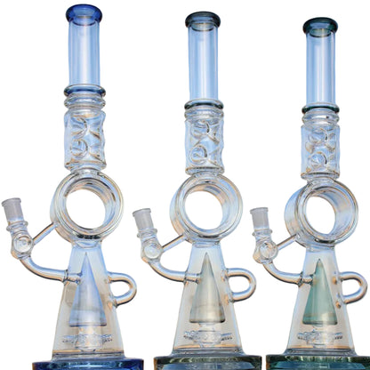 18.5" Desert Robot | Glass Recycler-style w/ Donut Percolator