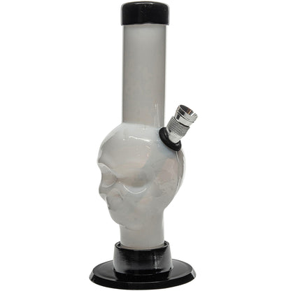 Mini Alien Head Acrylic Bong - 6" Tall
