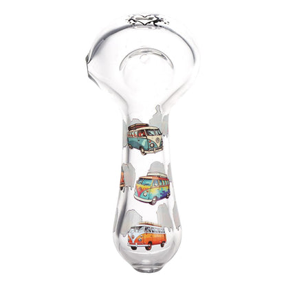 Pulsar VW Bus Glass Spoon Pipe - 4.5" 3CT