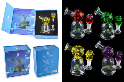 Space King Glass Space Glacier Freezable Bong