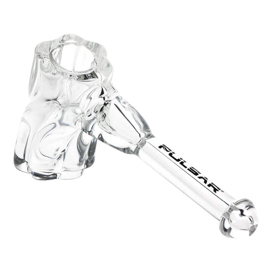 Pulsar Elegant Glass Hand Pipe with Built-In Honeycomb Screen - 5.2"