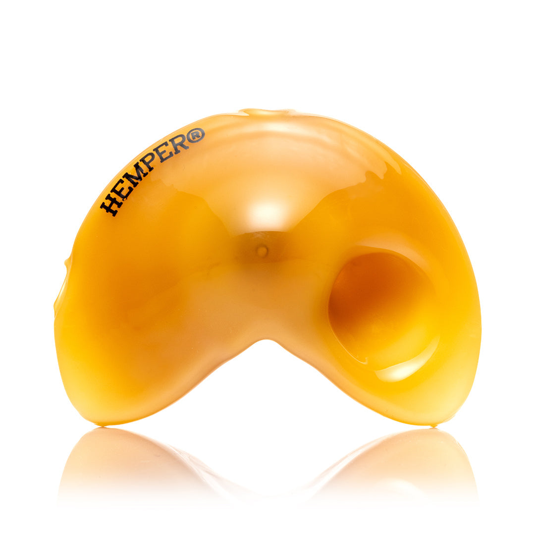 HEMPER 3" Fortune Cookie Glass Hand Pipe