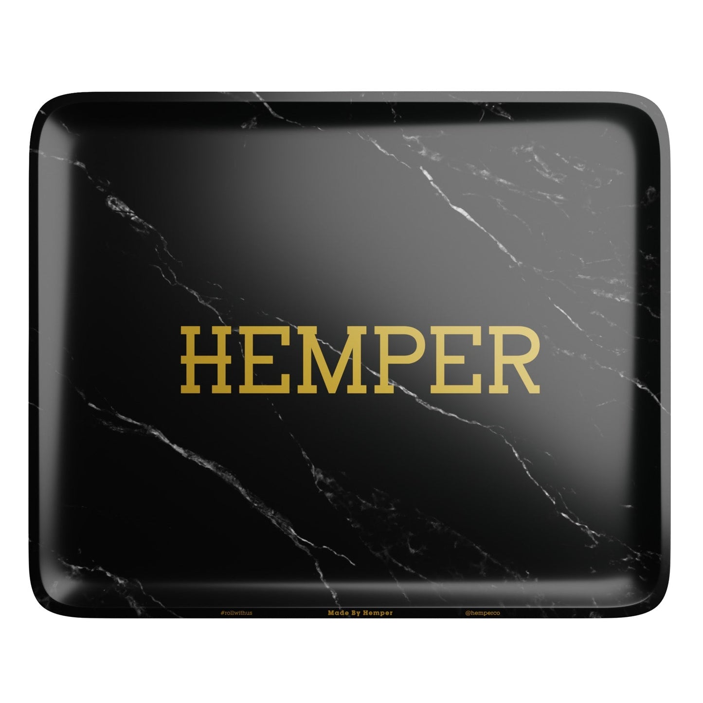 HEMPER - Luxe Black Marble Rolling Tray