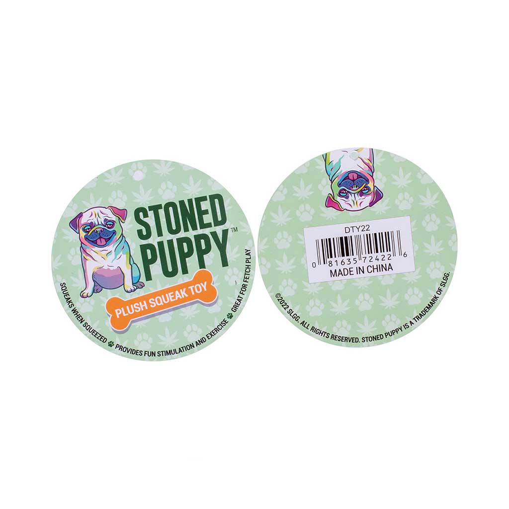 PUPPY HAND PIPE SQUEAKY DOG TOY