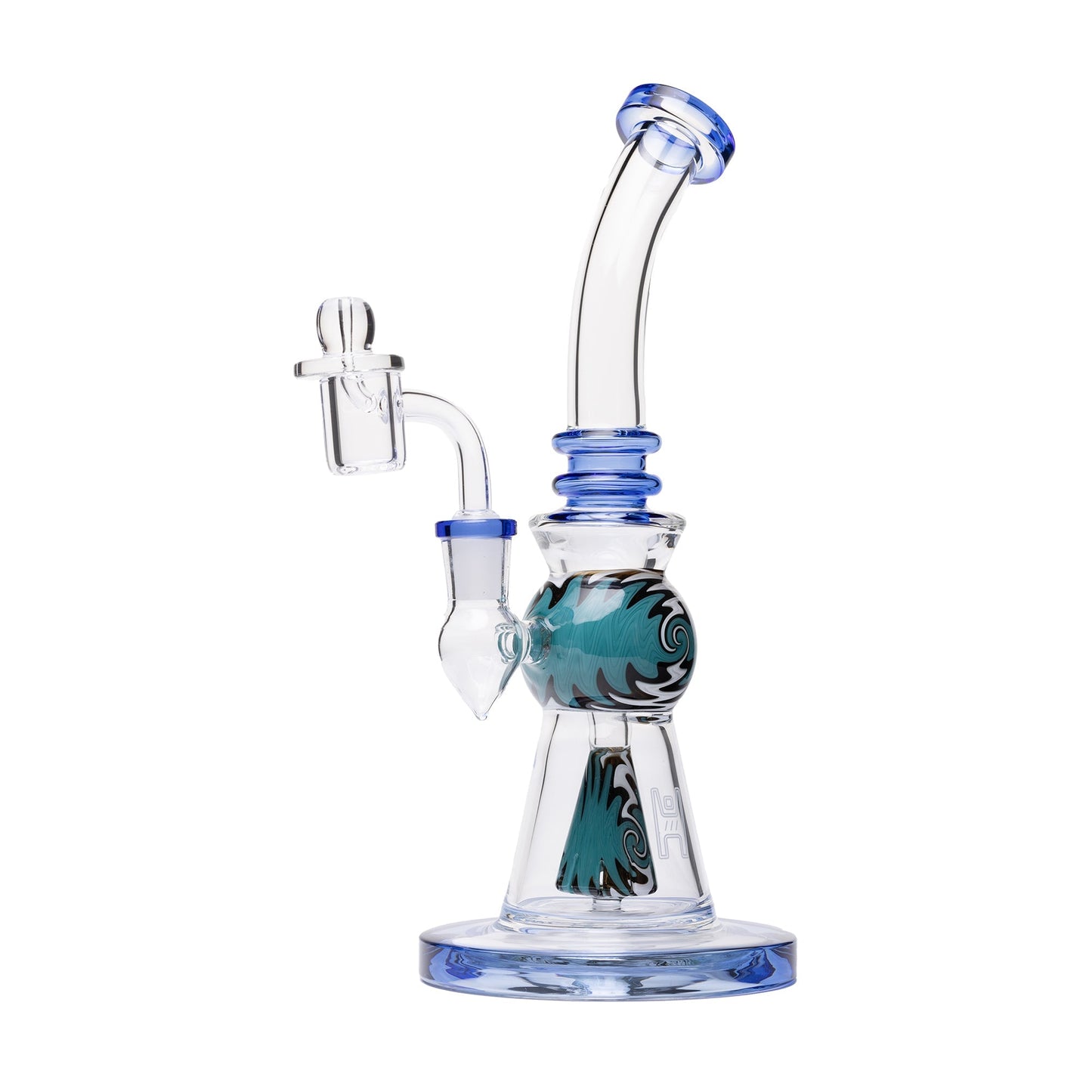 Human Grade 10" Mini Gumball Rig Glass Water Pipe