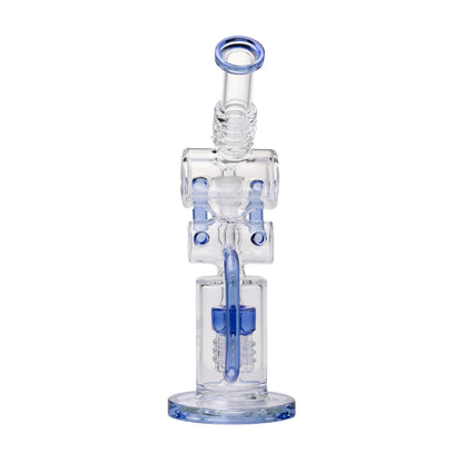 Human Grade Raygun Glass Water Pipe Percolator