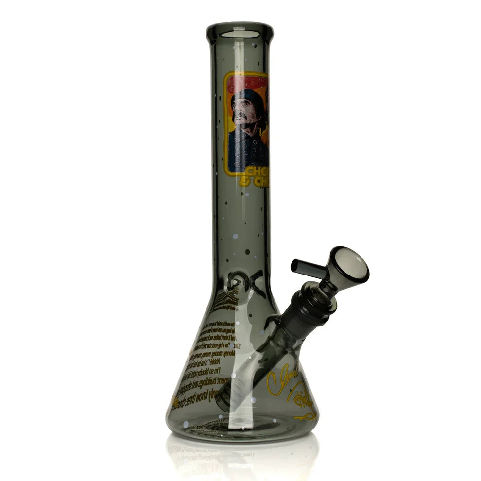 Cheech & Chong® Glass | 10" Stoners in Space Beaker Base Water Pipe [CC157]