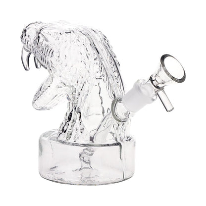 3CT BUNDLE - SeshGear Striking Snake Glass Water Pipe - 4.75" / 14mm F / Assorted Colors