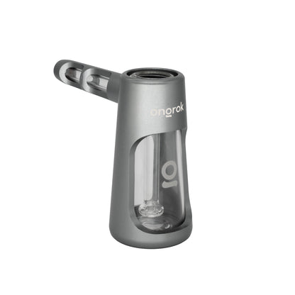 ONGROK Portable Glass Aluminum Bubbler Pipe