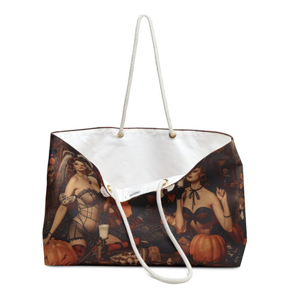 Spooky Beauties Vintage Pin-Up Weekender Bag