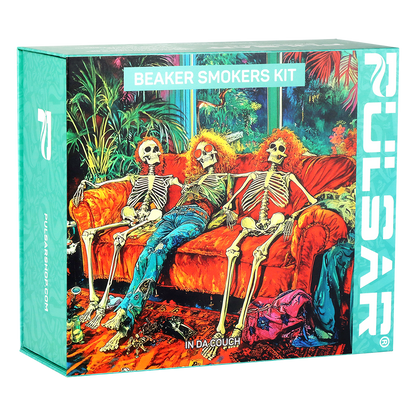 Pulsar Design Series Beaker Water Pipe Smoker's Kit | 7.75"