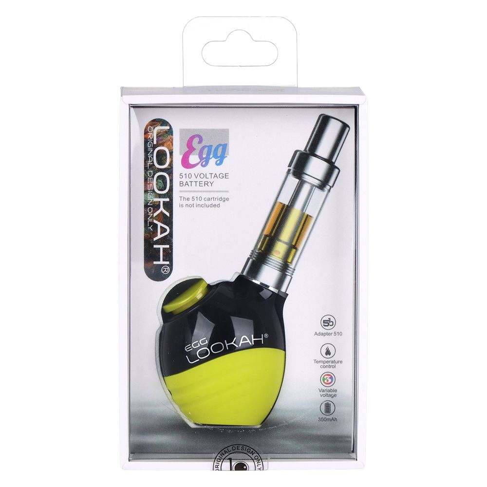 Lookah Egg Variable Voltage 510 Vape Battery - 350mAh 5ct