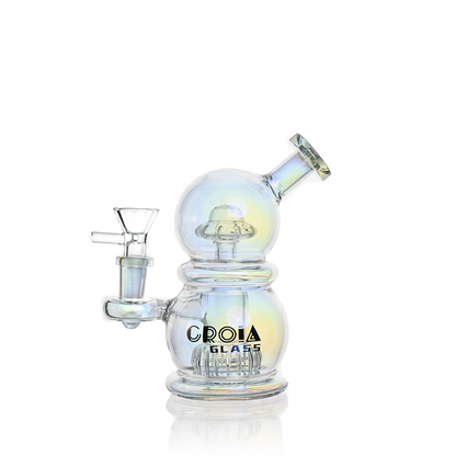 6" Mini Egg Dab R°g with Crown Perc | Croia Glass