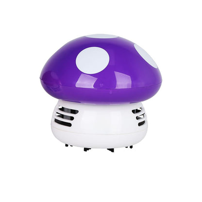 Mushroom Desktop Vacuum Cleaner - 3.5" x 3.75" / Colors Vary