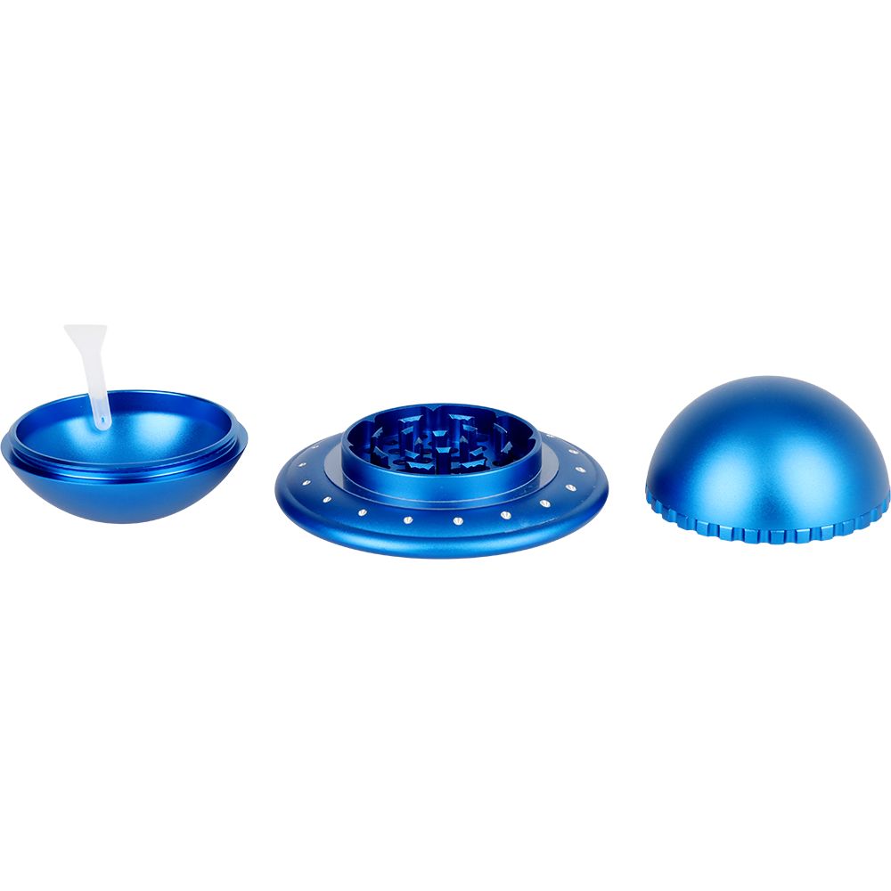 UFO Aluminum Grinder - 3pc / 1.8" / Colors Vary