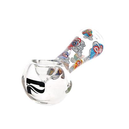 Pulsar Luchadors Glass Spoon Pipe - 4.5" 3CT