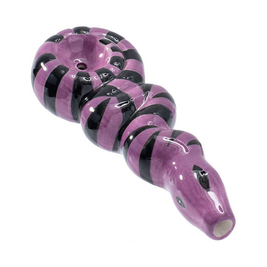SNAKE CERAMIC HAND PIPE