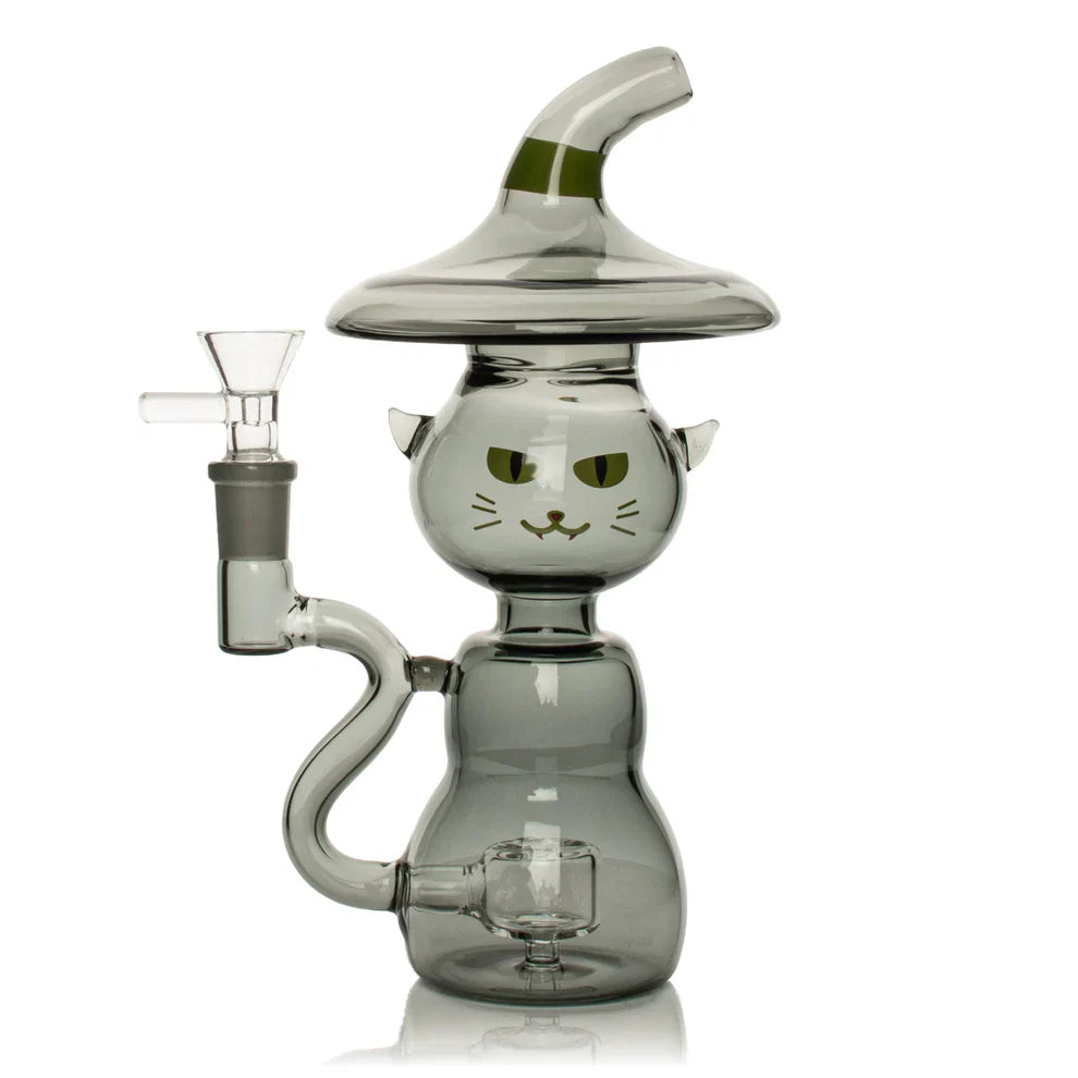 Red Eye Glass® | 8" Black Cat Bubbler
