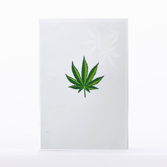 Intricate Greetings | Cannabis Leaf 3D Pop-Up Card – For Any Occasion