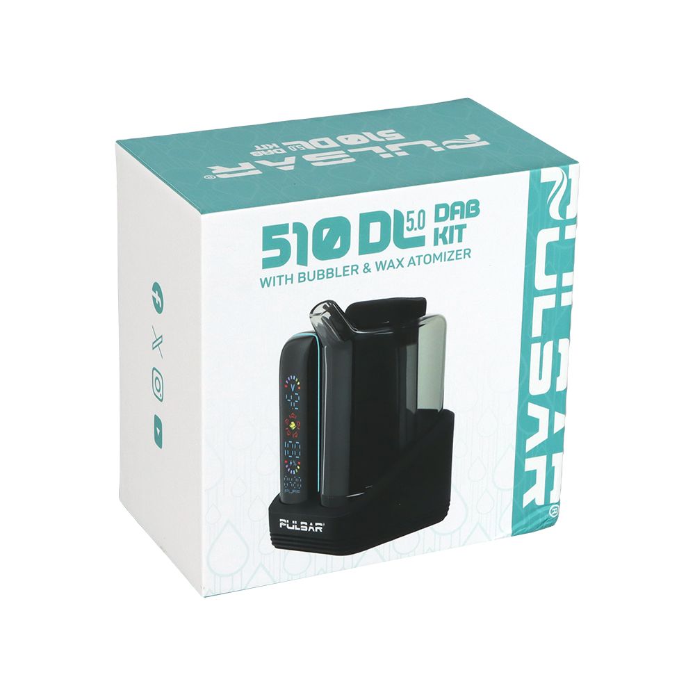 Pulsar DL 5.0 Bubbler D•a•b Kit with Wa.x A.tom.izer - 1000mAh / Black