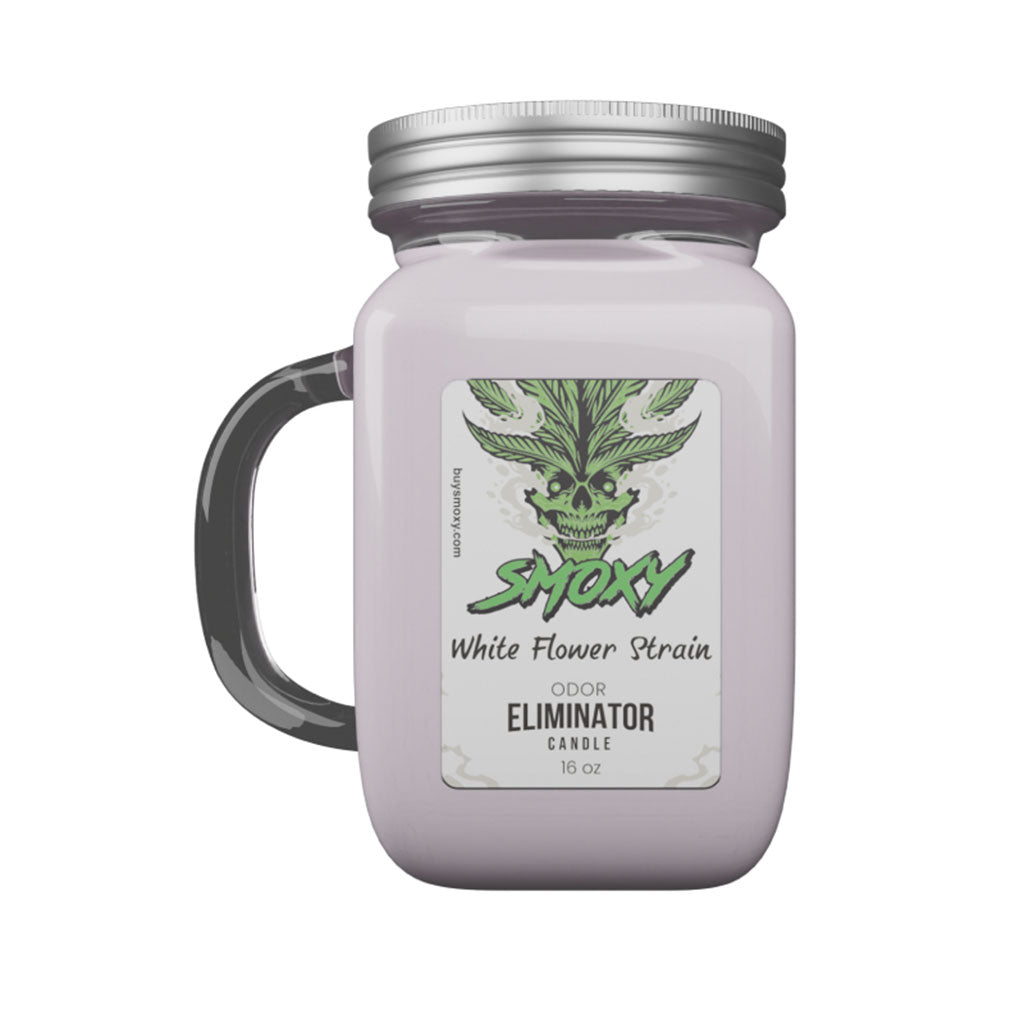 White Flower Strain Smoke Candle