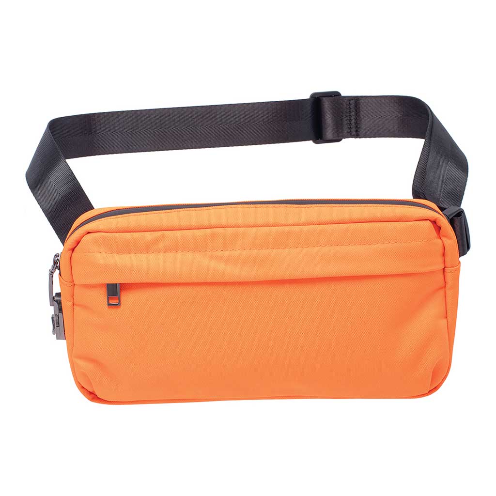 Smellproof Sling Bag - 11.5" X 5.5" X 2" - Neon Orange