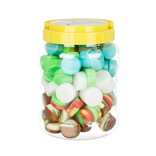 Pulsar RIP Silicone Display Container- 32mm / 3mL / 100PCS / Colors Vary