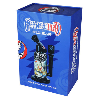 Grateful Dead x Pulsar Inside Print Water Pipe - 8.5" / 14mm F / UFO Jam