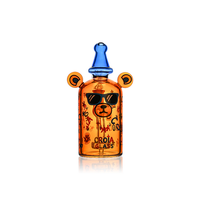 Cool Teddy Bear D@b R°g with Showerhead Perc | Croia Glass