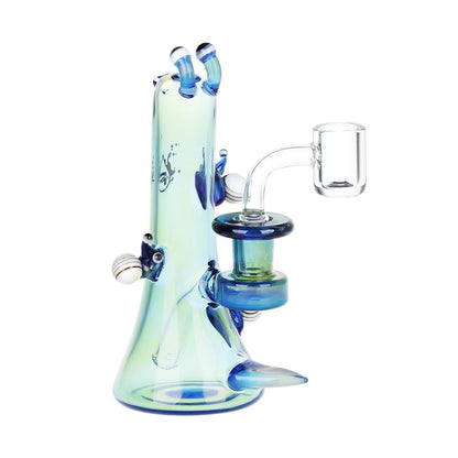 Pulsar Snail Smoochies Glass Dab Rig | 6" | 14mm F