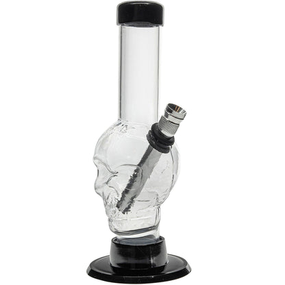Mini Alien Head Acrylic Bong - 6" Tall