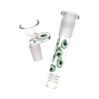 Pulsar Scary Kitty Beaker Glass Water Pipe - 8.5" / 14mm F