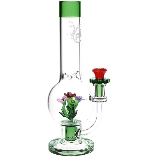 Pulsar Chill Flowerz Glass Water Pipe - 12" /14mm F