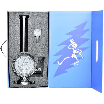 Grateful Dead x Pulsar Round Steal Your Face Water Pipe - 14.5" / 19mm F
