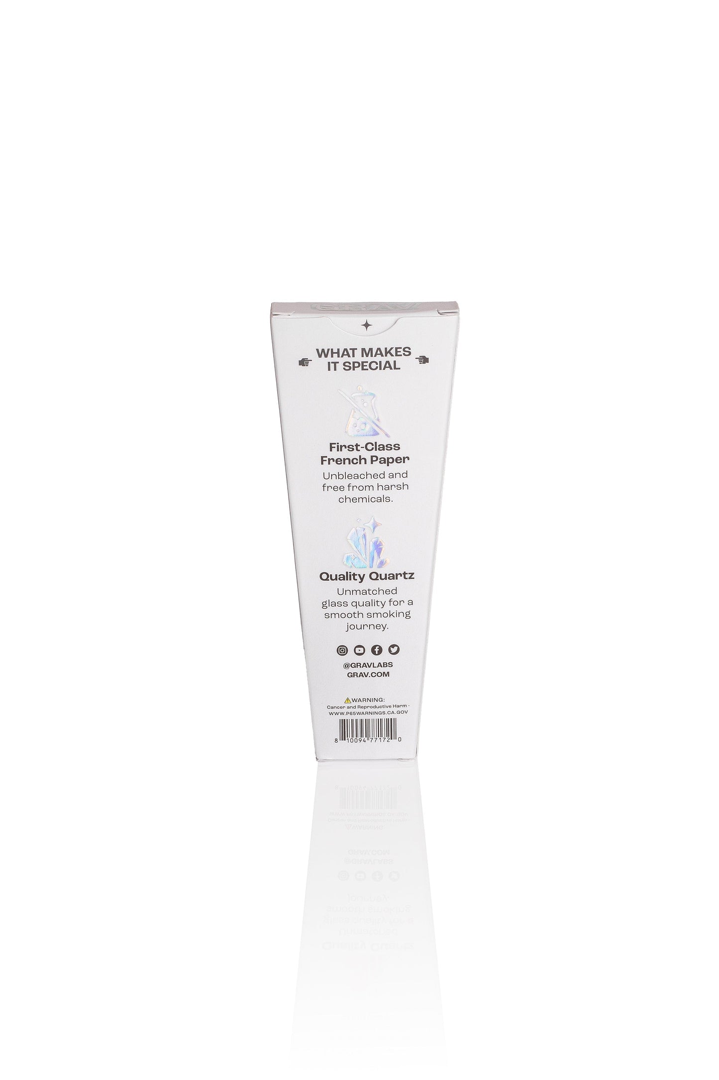 GRAV® Short Kings Quartz Tip Cones