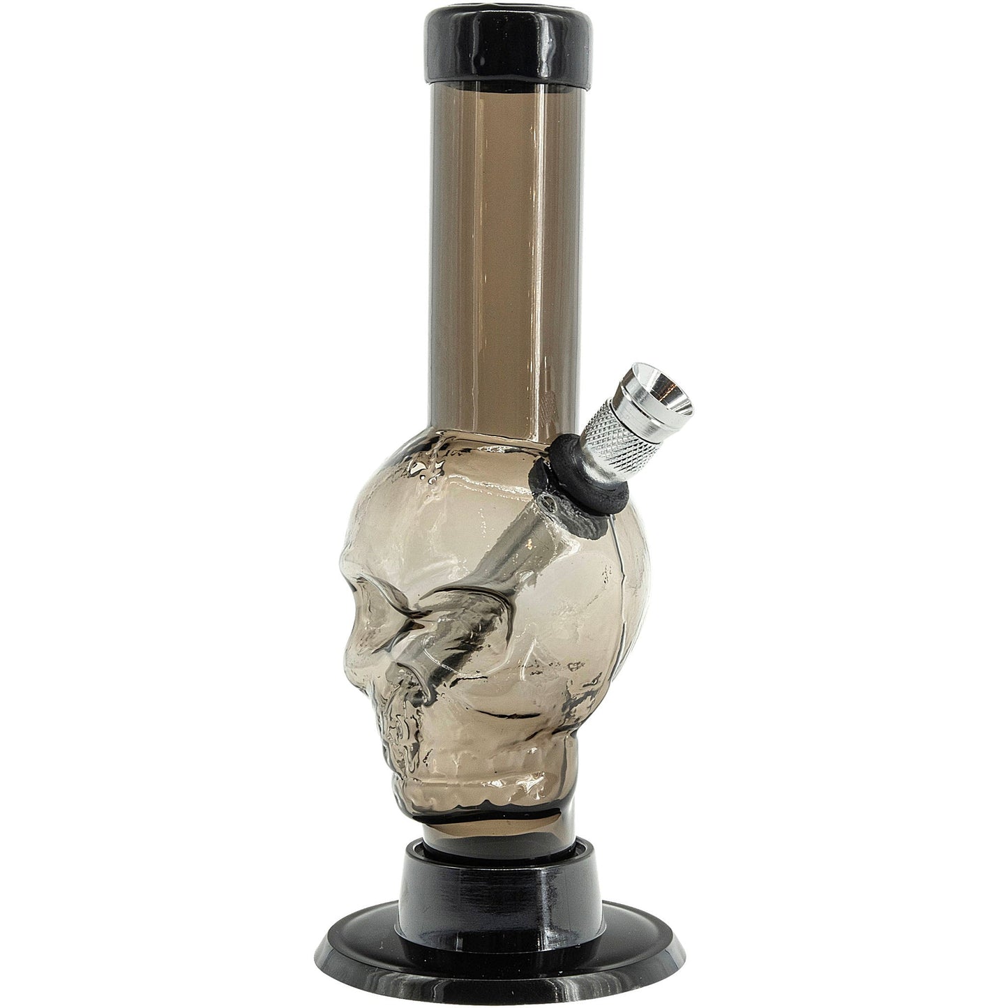 Mini Alien Head Acrylic Bong - 6" Tall