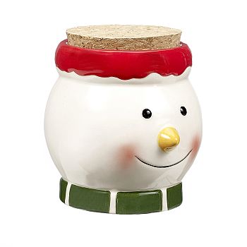 SNOWMAN STASH JAR