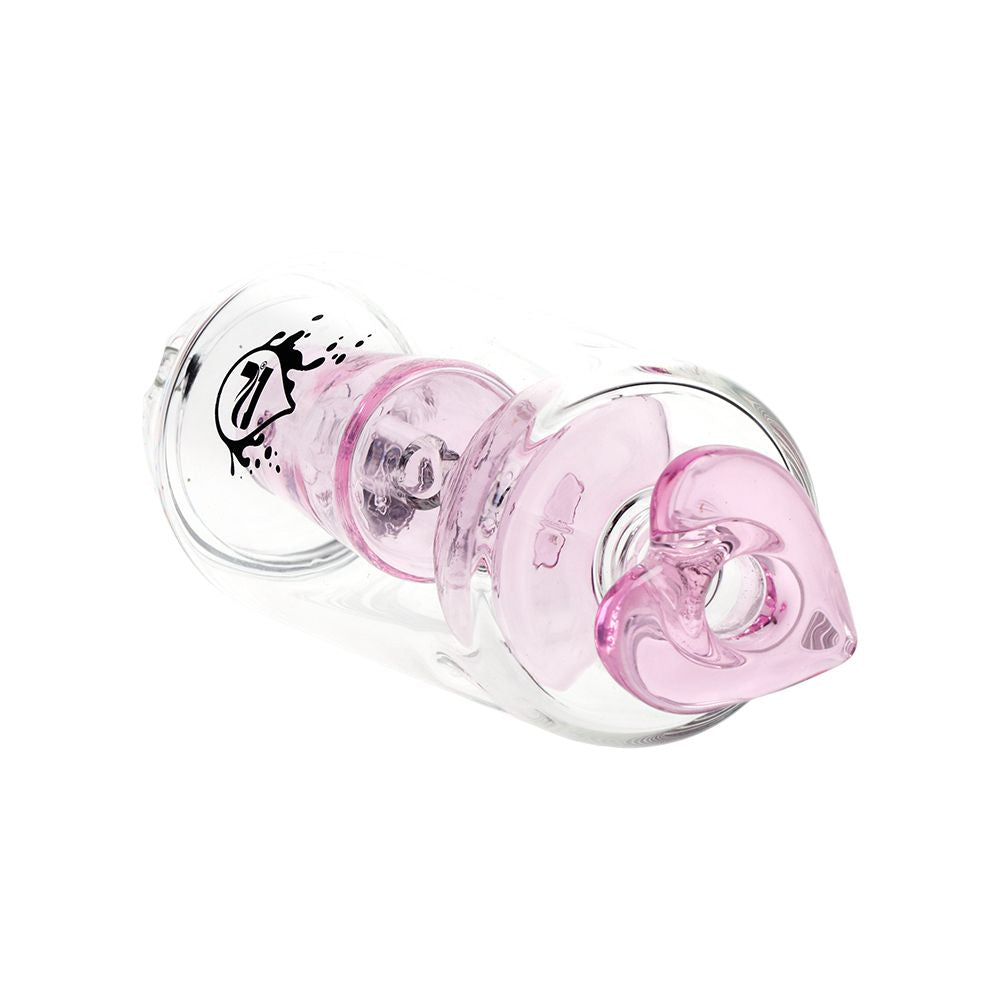 Pulsar Love Machine Puffco Peak/Pro Glass Bubbler Attachment - 4.75" - Pink Heart