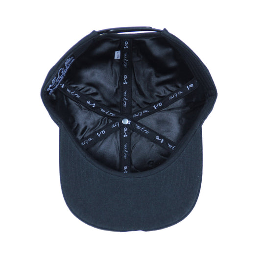 Grassroots Touch of Class Black Snapback Hat