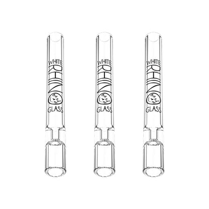 White Rhino Chillum Pipe w/ Silicone Cap | 4.25" | 25pc Display