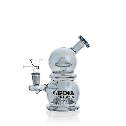 6" Mini Egg Dab R°g with Crown Perc | Croia Glass