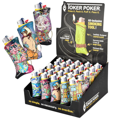 Pulsar Design Series Toker Poker Lighter Sleeve - 25pcs
