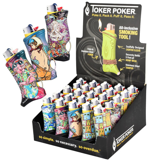 Pulsar Design Series Toker Poker Lighter Sleeve - 25pcs