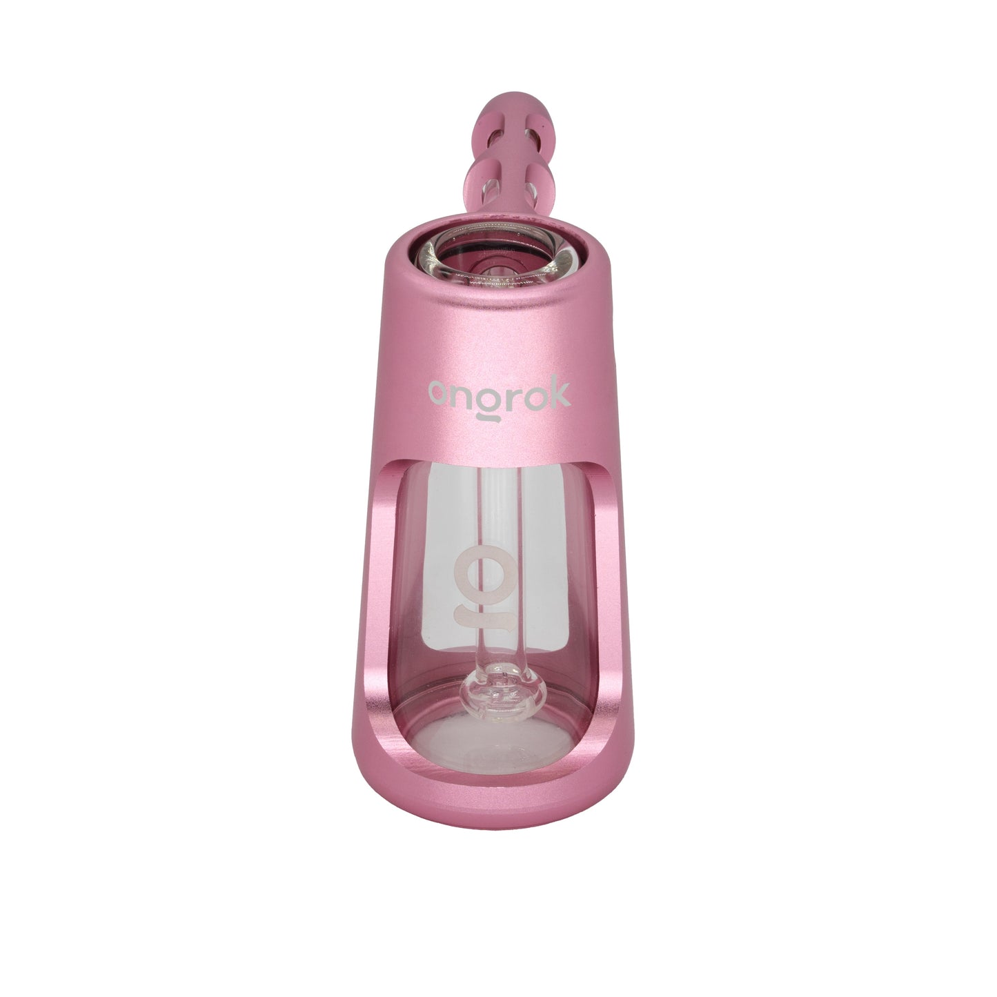 ONGROK Portable Glass Aluminum Bubbler Pipe