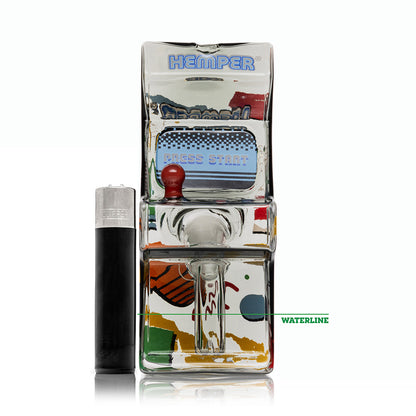 Hemper - Totally Rad Arcade Bong 5.4"