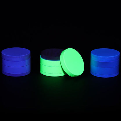 12ct SeshGear 4pc Glow-in-the-Dark 1.75" Metal Grinders | Display