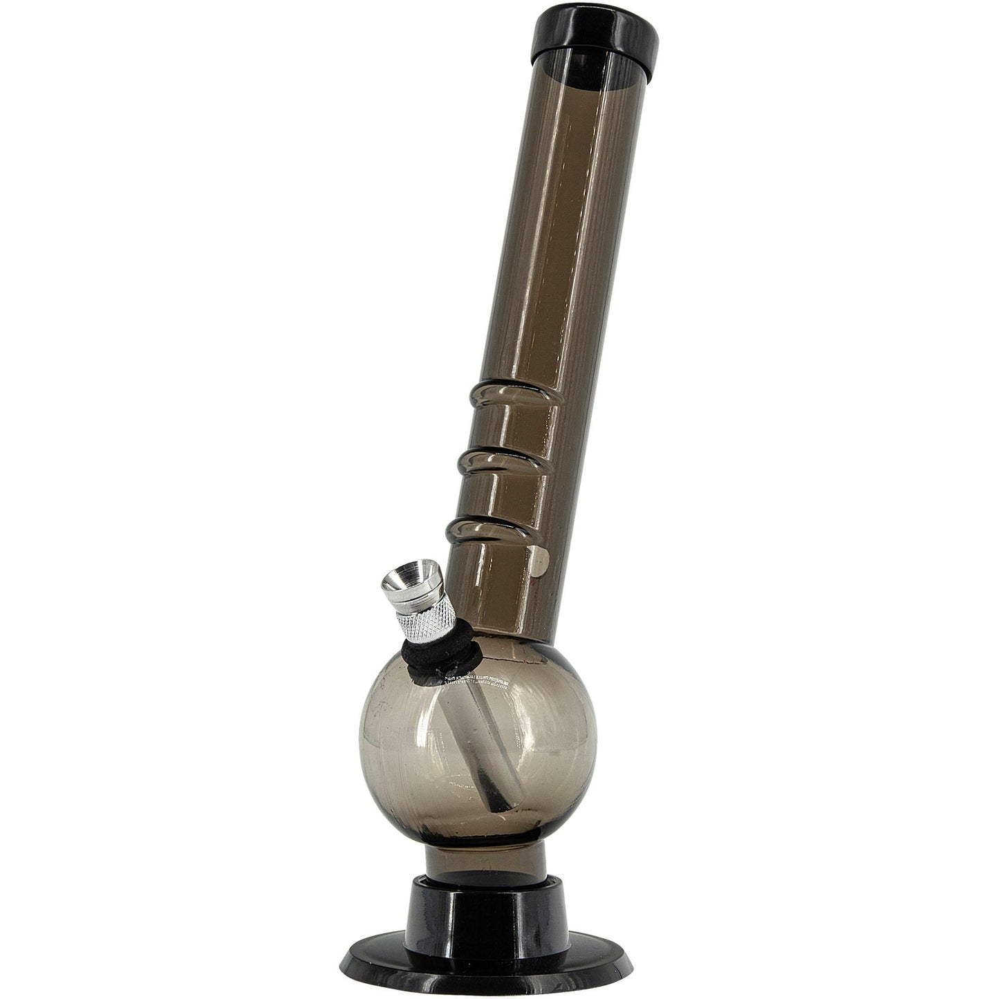 Acrylic Angled Neck Bubble Bong  8" - Multiple Colors