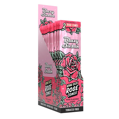 10ct Blazy Susan Rose Cones 2-pks | Display